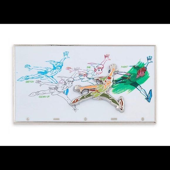 DISNEY WDW Ink & Paint Peter Pan Collectible Trading Pin NWT Epcot - Picture 1 of 2